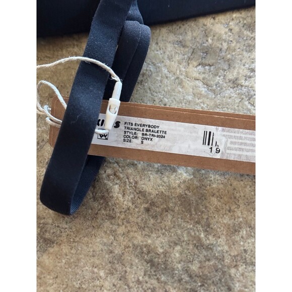 Skims Fits Everybody Triangle Bralette Onyx Small - Picture 10 of 10